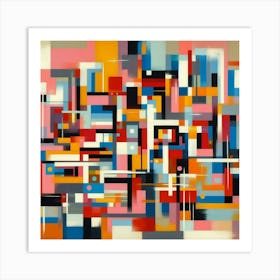 Color abstraction 6 Art Print