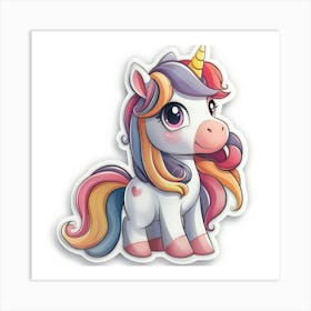 Unicorn Sticker 70 Art Print