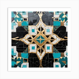 Mosaic Mosaic Mosaic Art Print