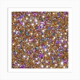 Glitter Art Print