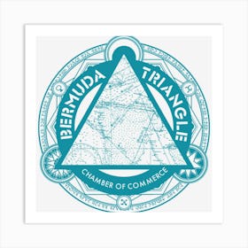 Bermuda Triangle Chamber Of Commerce Art Print