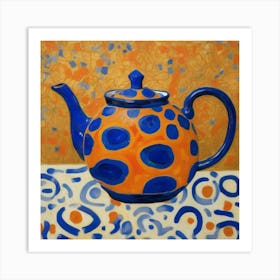 Spotted Teapot Art Print