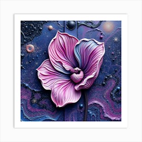 Purple Orchid 2 Art Print