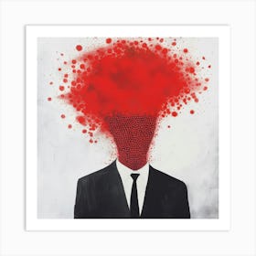 Man With A Red Head Art Print