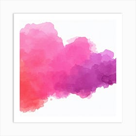 Abstract Watercolor Splatter Art Print