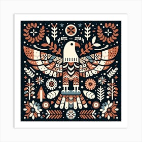 Scandinavian style, Eagle Art Print