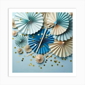 Paper Fans Art Print