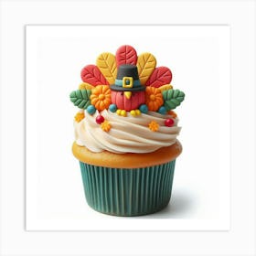 Thanksgiving Cupcake Art Print