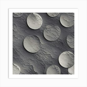 Abstract Pattern Of Circles Art Print