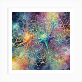 Neuron Painting 5 Art Print