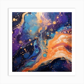 Fluid Art Art Print