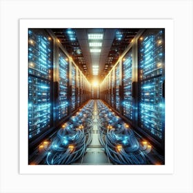 Data Center 9 Art Print