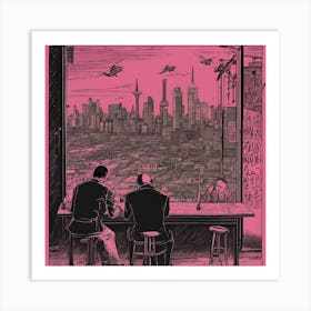 Chinese Bar Art Print