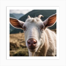 Mountain Goat Art Print