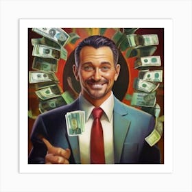 Man Of Money Art Print