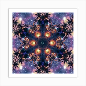 Psychedelic Mandala 19 Art Print