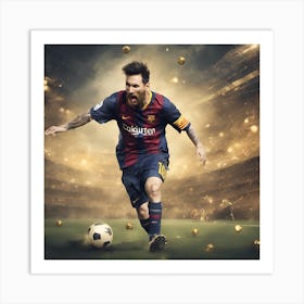 Lionel Messi Art Print