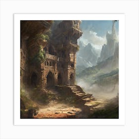 Fantasy Castle 96 Art Print