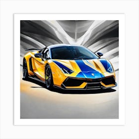 Lamborghini Huracan 33 Art Print