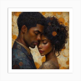 Echantedeasel 93450 African American Black Love Stylize 975 8fd47fdc 6a2a 49fa Aab1 Db623bf856ea Art Print