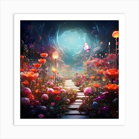 Surreal Love Garden By Csaba Fikker 13 Art Print