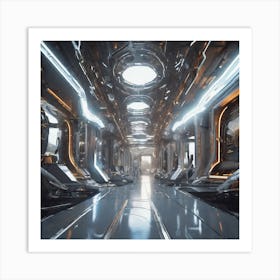 Futuristic Space Station 20 Art Print