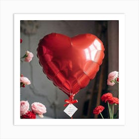 Valentine'S Day Balloon Art Print