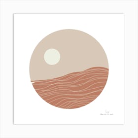 Sand.A fine artistic print that decorates the place. Art Print