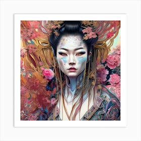 Chinese Woman 4 Art Print