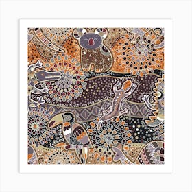 Australia Pattern 06 Art Print