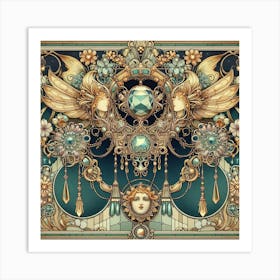 Art Nouveau 1 Art Print