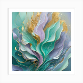 Abstract Watercolor Painting Art Print