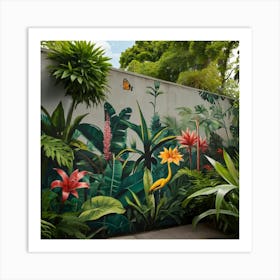 Tropical Wall Mural Art Print