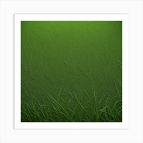 Green Grass Background 23 Art Print