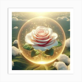 Rose In The Sky 6 Art Print