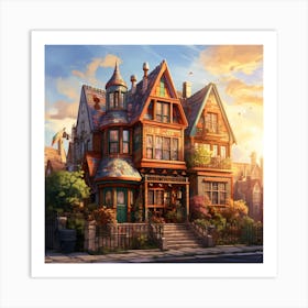 Victorian House Art Print