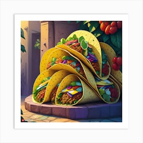 Tacos Art Print