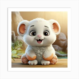 Cute Mouse Art Print