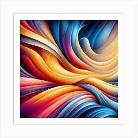 Abstract Abstract Painting 3 Art Print