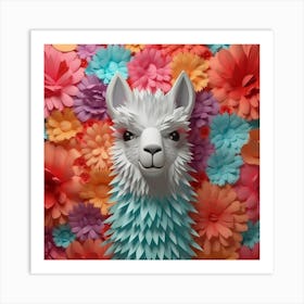 Llama Art Print