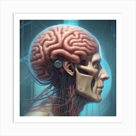 Human Brain 35 Art Print