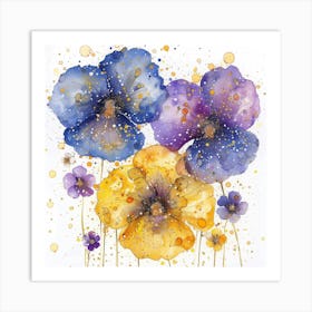 Pansies 8 Art Print