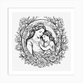 Mother And Child Art Print