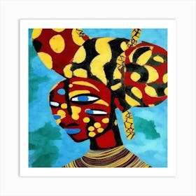 African Art #4 Art Print