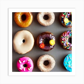 Donuts 1 Art Print