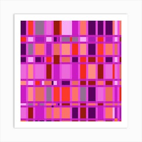 Abstract Squares Art Print