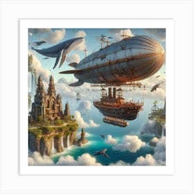 Steampunk Art Art Print