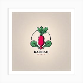 Radish Logo Art Print