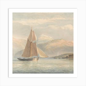 Sailboat In The Water Art Print