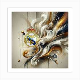 Real Madrid CF Logo Wall Art 14 Art Print